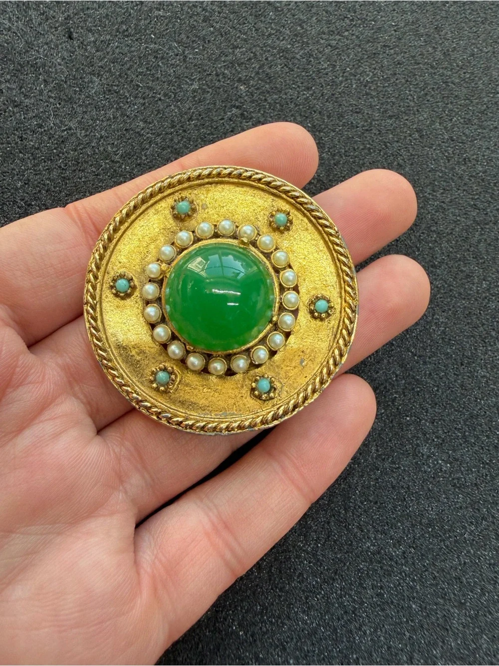 Vintage glass green